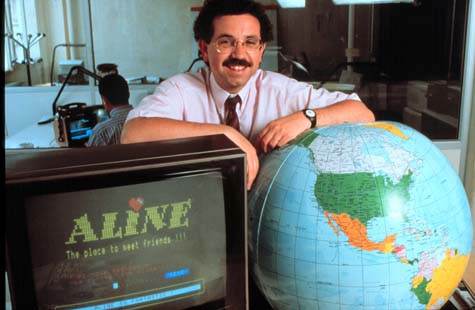 Georges Nahon, directeur de la télématique du Nouvel Obs (1987)
